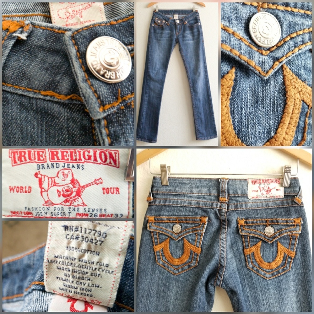True Religion Joey Super T  NWOT   Size 26